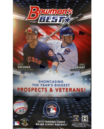 2016 Bowman's Best Baseball Hobby 8 Box Case