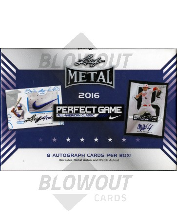 2016 Leaf Metal Perfect Game All-American Baseball Box