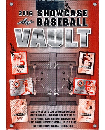 2016 Leaf Showcase Vault Baseball Box