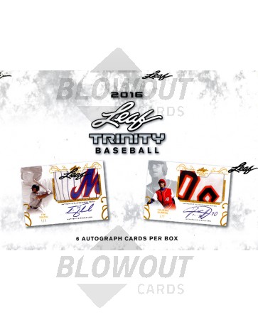 2016 Leaf Trinity Baseball Hobby Box