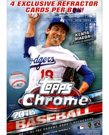 2016 Topps Chrome Baseball Blaster Box