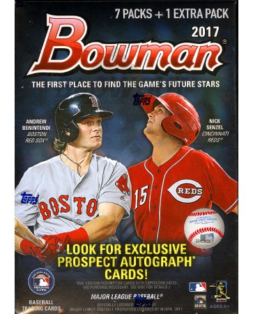 2017 Bowman Baseball Blaster 16 Box Lot
