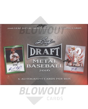 2016 Leaf Metal Draft Baseball Hobby Box