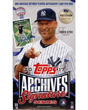 2017 Topps Archives Signature Postseason Ed Baseball 20 Box Case
