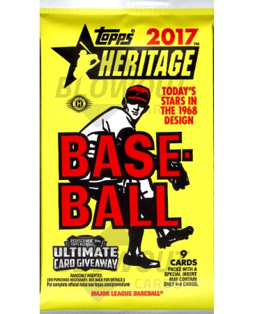 2017 Topps Heritage Baseball Hobby Pack