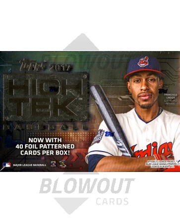 2017 Topps High Tek Baseball Hobby 12 Box Case