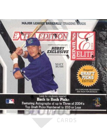 2004 Donruss Elite Extra Edition Baseball Hobby 32 Box Case