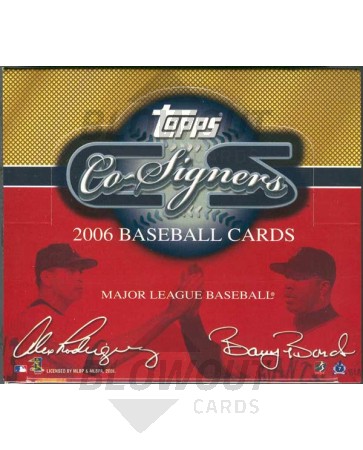 2006 Topps Co-Signers Baseball Hobby Box
