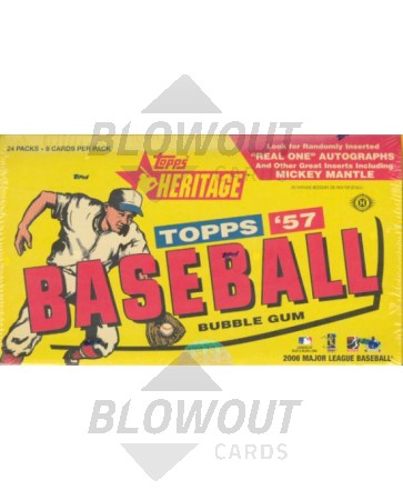 2006 Topps Heritage Baseball Hobby 8 Box Case