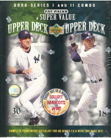 2006 Upper Deck Series 1 & 2 Combo Baseball Fat Pack Box
