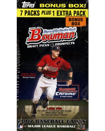 2007 Bowman Draft Picks & Prospects Baseball Blaster Box
