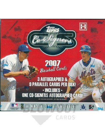 2007 Topps Co-Signers Baseball Hobby Box