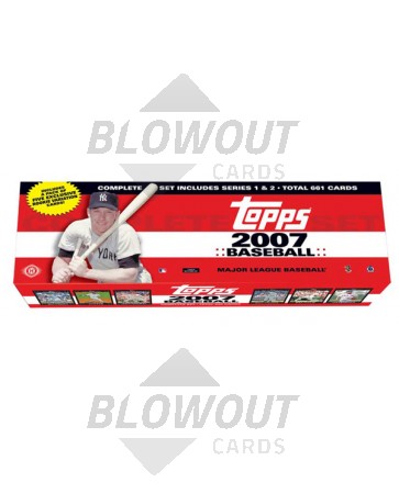 2007 Topps Baseball Factory Set - Hobby 12 Set Case