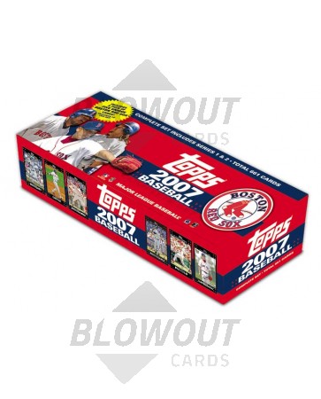 2007 Topps Baseball Factory Set Team Boston Red Sox 6 Set Case