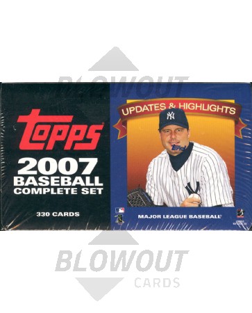 2007 Topps Updates & Highlights Baseball Factory 8 Set Case