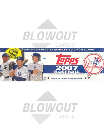 2007 Topps Baseball Factory Set Team New York Yankees