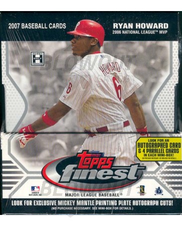 2007 Topps Finest Baseball Hobby Box