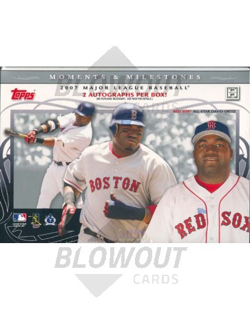 2007 Topps Moments & Milestones Baseball Hobby 12 Box Case