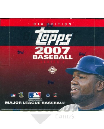 2007 Topps Series 2 Baseball Jumbo HTA 6 Box Case