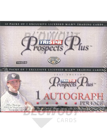 2007 Tristar Prospects Plus Baseball Hobby Box
