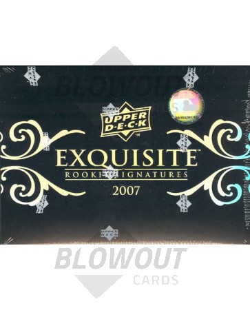 2007 Upper Deck Exquisite Rookies Baseball Hobby Box