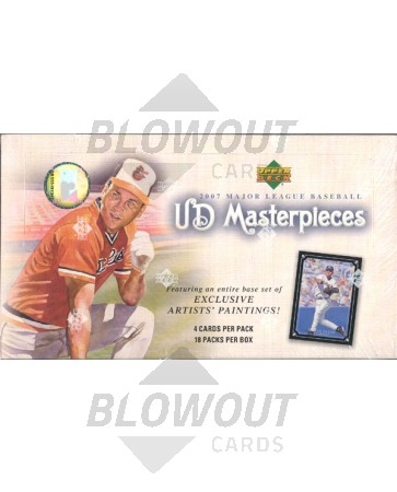 2007 Upper Deck Masterpieces Baseball Hobby Box