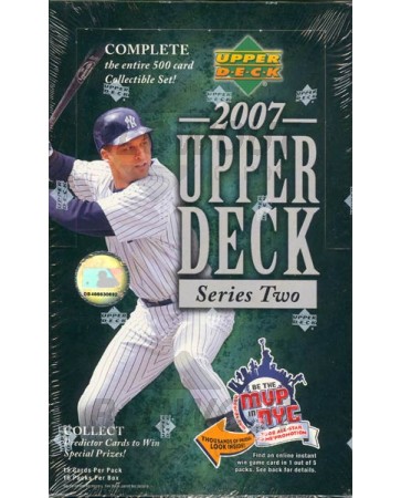 2007 Upper Deck Series 2 Baseball Hobby 12 Box Case