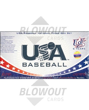 2007 USA Nationals Team Box Set Baseball 24 Set Case