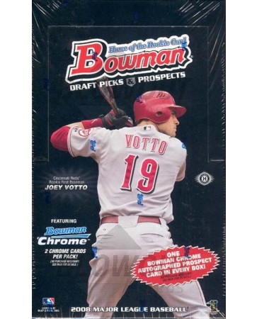 2008 Bowman Draft Picks & Prospects Baseball Hobby 12 Box Case