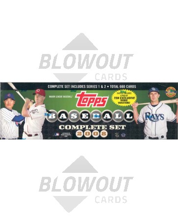 2008 Topps Baseball Factory Set - Holiday 13 Set Case