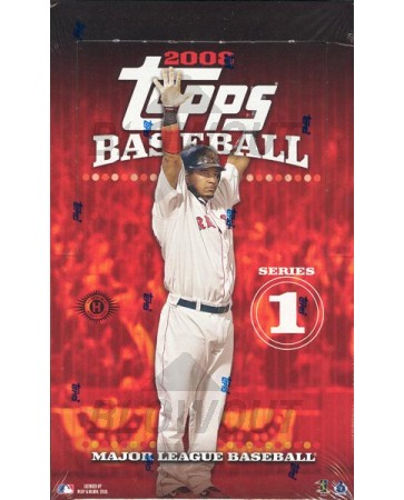 2008 Topps Series 1 Baseball Hobby 12 Box Case