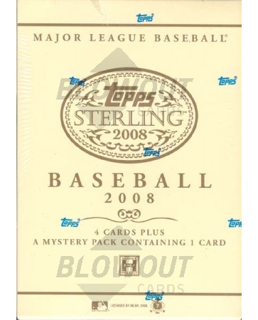 2008 Topps Sterling Baseball Hobby 10 Box Case