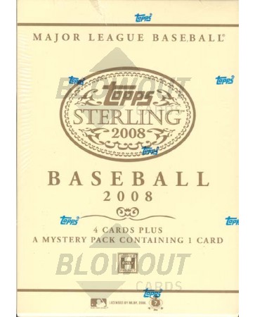2008 Topps Sterling Baseball Hobby 5 Box Case