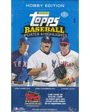 2008 Topps Updates & Highlights Baseball Hobby Box