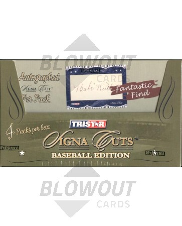 2008 Tristar Signa Cuts Baseball Hobby Box