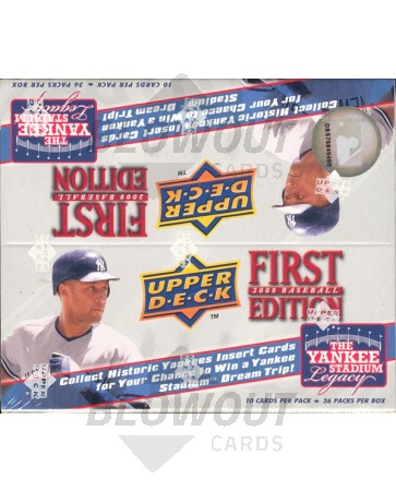 2008 Upper Deck First Edition Baseball 20 Box Case