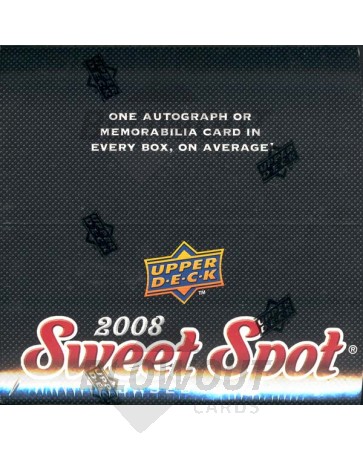 2008 Upper Deck Sweet Spot Baseball Hobby Box
