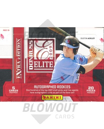 2009 Donruss Elite Extra Edition Baseball Hobby Box
