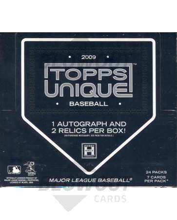 2009 Topps Unique Baseball Hobby 10 Box Case
