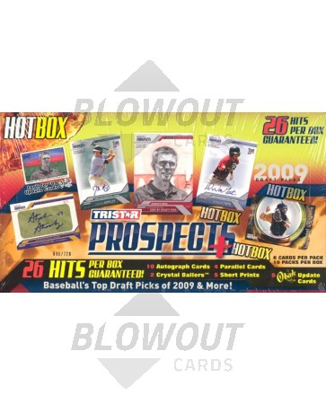 2009 Tristar Prospects Plus Hot Box Baseball Hobby 24 Box Case