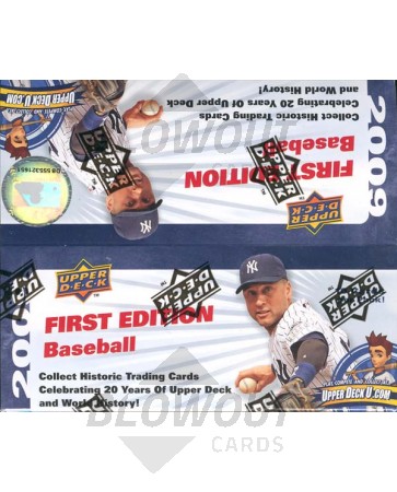 2009 Upper Deck First Edition Baseball 20 Box Case