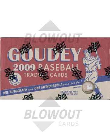 2009 Upper Deck Goudey Baseball Hobby Box