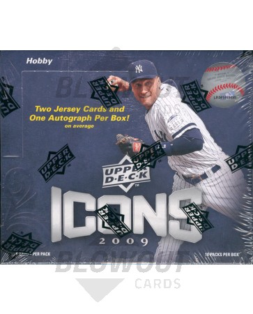 2009 Upper Deck Icons Baseball Hobby 12 Box Case