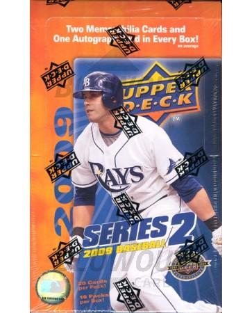 2009 Upper Deck Series 2 Baseball Hobby 12 Box Case