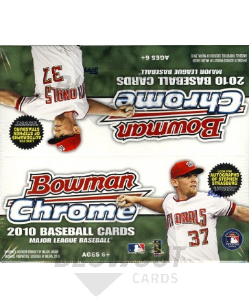2010 Bowman Chrome Baseball Retail Box