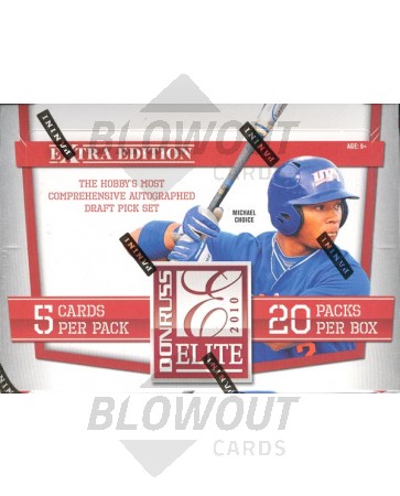 2010 Donruss Elite Extra Edition Baseball Hobby Box