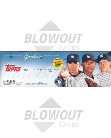 2010 Topps Baseball Factory Set Team New York Yankees 6 Set Case