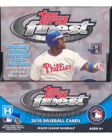 2010 Topps Finest Baseball Hobby 8 Box Case