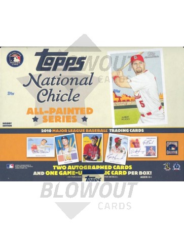 2010 Topps National Chicle Baseball Hobby 12 Box Case