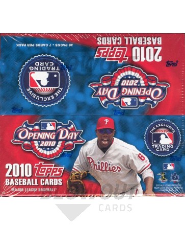 2010 Topps Opening Day Baseball Hobby 20 Box Case